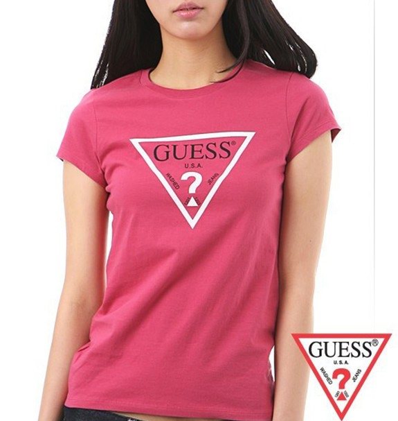 Guess short round collar T woman S-XL-049